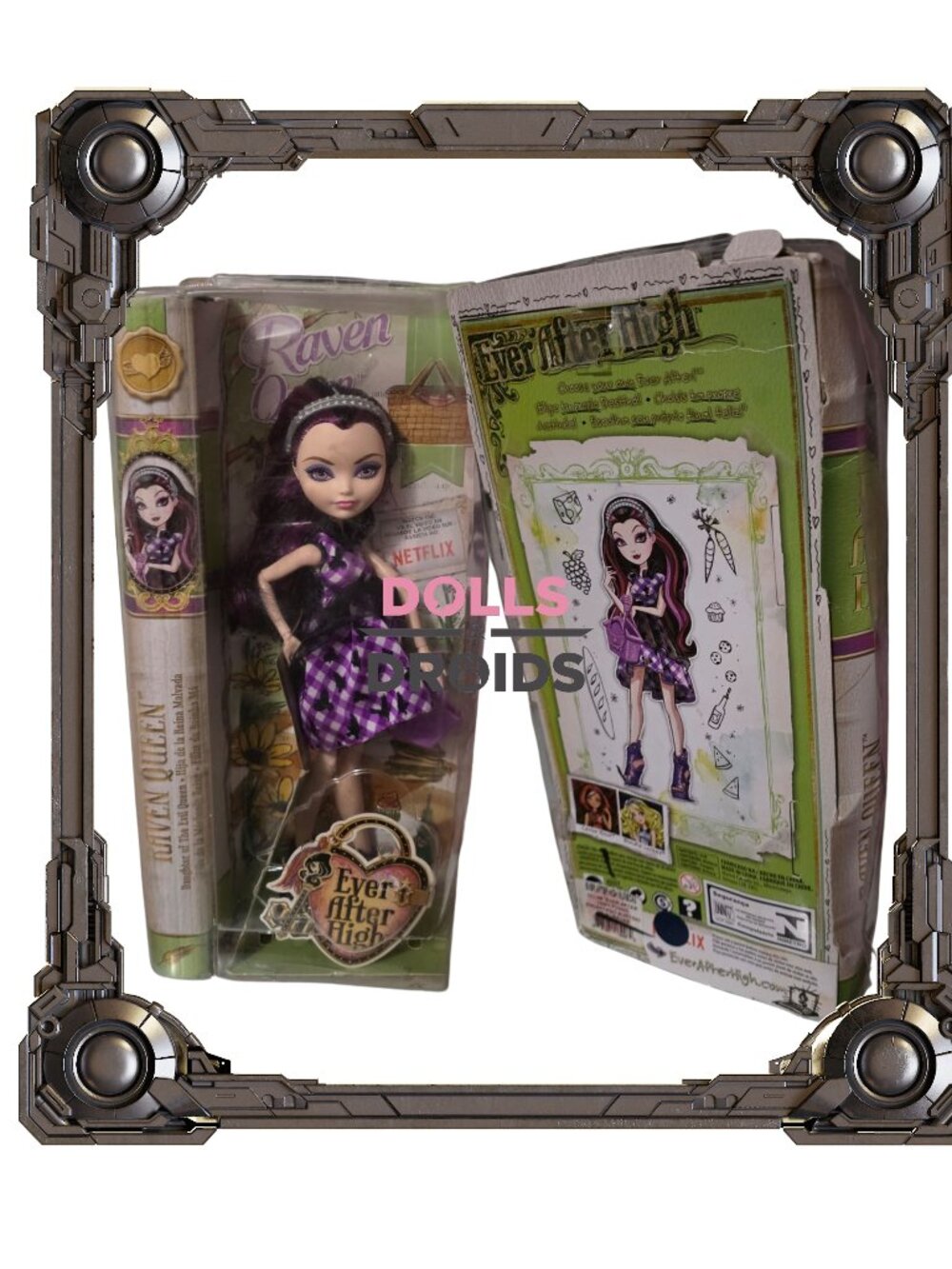 RAVEN QUEEN EVER AFTER HIGH ENCHANTED PICNIC DAMAGED BOX